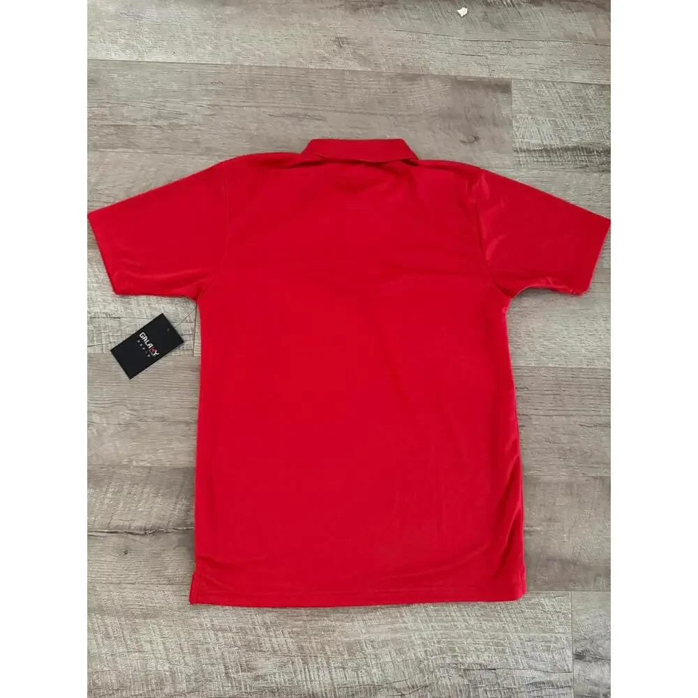 Galaxy by Harvic Youth Boys‎ Red Polo Shirt, Size 18/20
